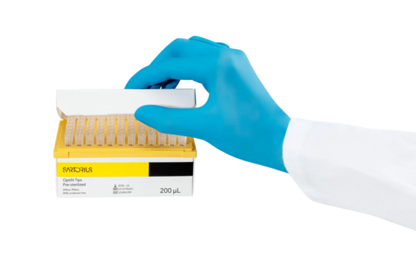 Наконечники Sartorius Optifit 200 мкл, стерильные, в лёгкой упаковке