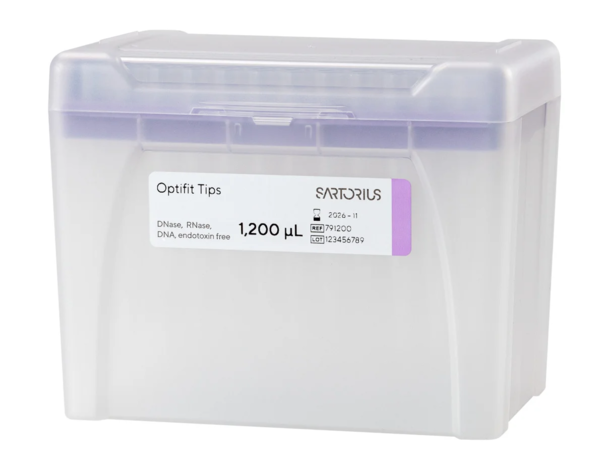 Наконечники Sartorius Optifit 1,2 мл, нестерильные, в штативах, 960 шт.
