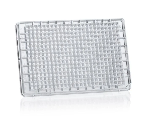 Микропланшет pureGrade, 384 лунок, PS, прозрачный, дно F, 100 мкл