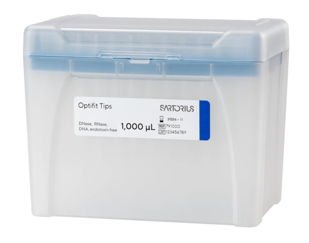 Наконечники Sartorius Optifit 1 мл, стерильные, в штативах, 960 шт.