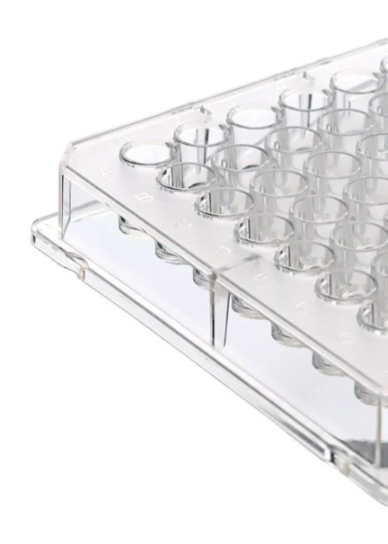 Микропланшет pureGrade, 96 лунок, PS, прозрачный, дно F, 350 мкл