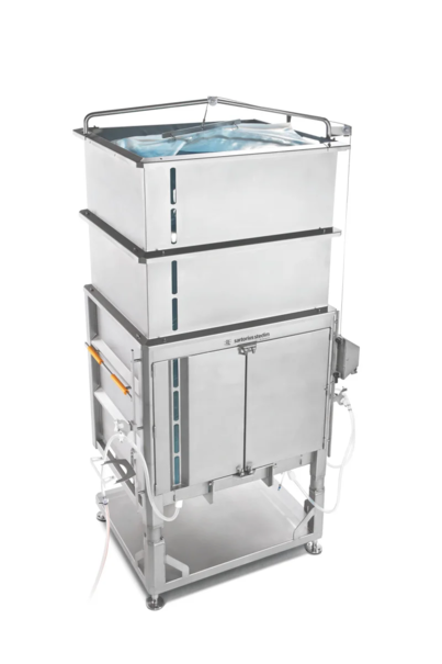 3D-мешок Flexsafe 3D, 2 000 л, S80 (PE), Sartopore 2 XLG / Tri-Clamp, с фильтром Sartopore 2 XLG, стерильный