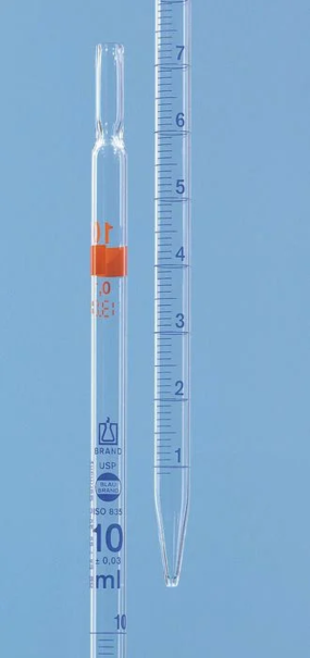 Пипетка градуированная BLAUBRAND, класс AS, тип 2, 1 мл : 0,01 мл, USP, DE-M