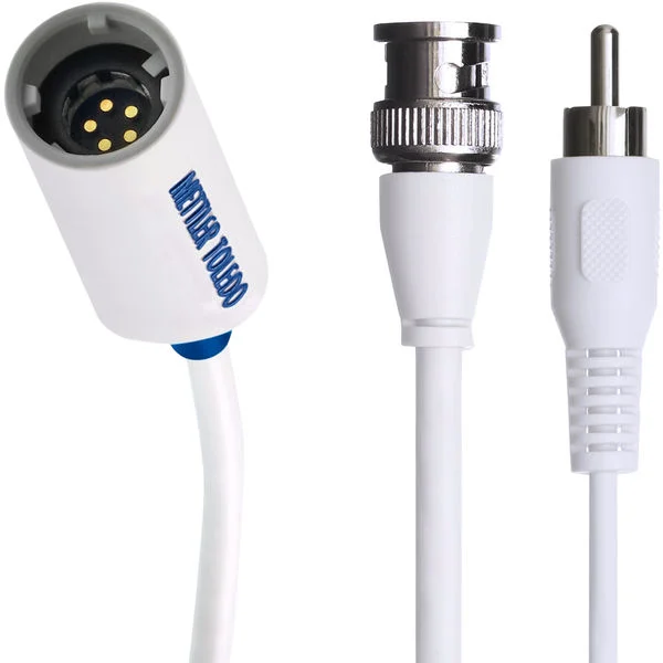 Кабель InLab для датчиков с головкой MultiPin METTLER TOLEDO, штекеры BNC и RCA, 1,2 м