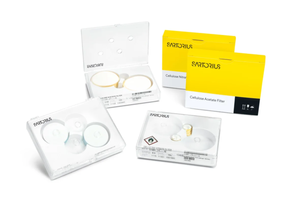 Мембранный фильтр Sartorius 11106, CA, 0,45 мкм, ⌀142 мм, белый без сетки, нестерильный, 100 шт.