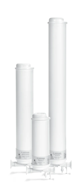 Капсульный фильтр Sartopure GF Plus T-Style Maxicaps, 20", стекловолокно 0,65 мкм, 0,8 м², вход и выход ½" ёлочка, нестерильный