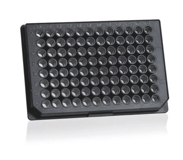 Микропланшет pureGrade, 96 лунок, PS, чёрный, дно F, 350 мкл